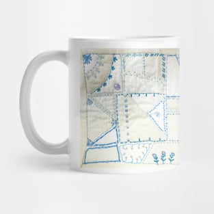 Blue Quilt Mug